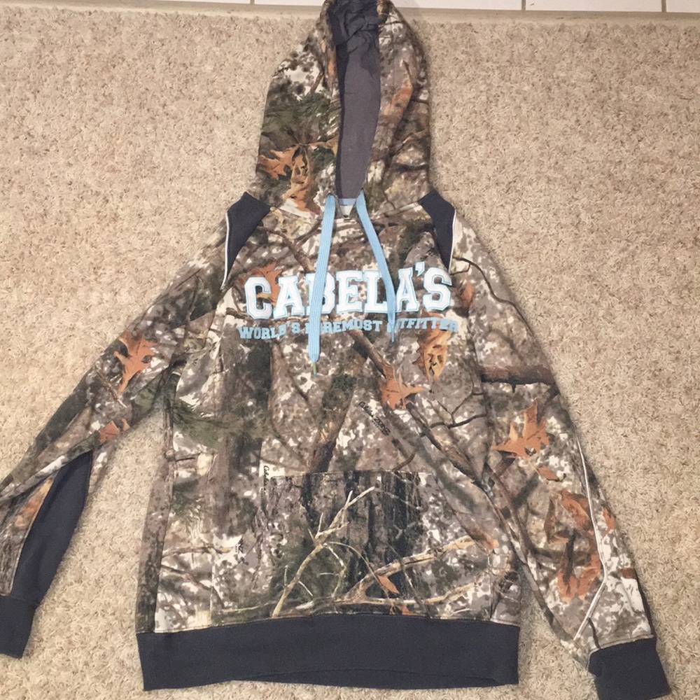 Cabelas camo hoodie sweatshirt
